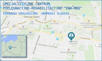 PORADNIA UROLOGICZNA - SPECJALISTYCZNE CENTRUM PIELĘGNACYJNO-REHABILITACYJNE "EWA-MED" - UL. TRZEBNICKA 37,  OBORNIKI ŚLĄSKIE