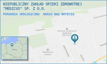 PORADNIA UROLOGICZNA - NIEPUBLICZNY ZAKŁAD OPIEKI ZDROWOTNEJ "MEDICUS" SP. Z O.O. - SZKOLNA 4,  NAKŁO NAD NOTECIĄ