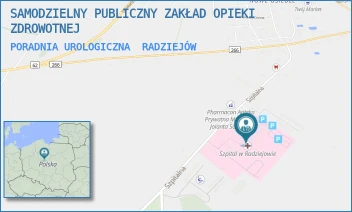 PORADNIA UROLOGICZNA - SAMODZIELNY PUBLICZNY ZAKŁAD OPIEKI ZDROWOTNEJ - SZPITALNA 3,  RADZIEJÓW