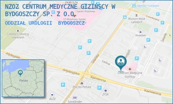ODDZIAŁ UROLOGII - NZOZ CENTRUM MEDYCZNE GIZIŃSCY W BYDGOSZCZY SP. Z O.O. - LEŚNA 9,  BYDGOSZCZ