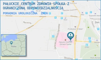 PORADNIA UROLOGICZNA - PAŁUCKIE CENTRUM ZDROWIA SPÓŁKA Z OGRANICZONĄ ODPOWIEDZIALNOŚCIĄ - SZPITALNA 30,  ŻNIN