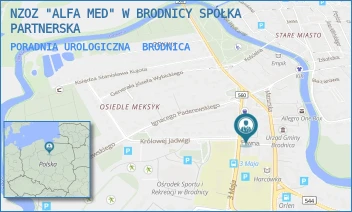 PORADNIA UROLOGICZNA - NZOZ "ALFA MED" W BRODNICY SPÓŁKA PARTNERSKA - PIWNA 5,  BRODNICA