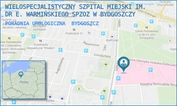 PORADNIA UROLOGICZNA - SZPITAL KLINICZNY IM. DR. E. WARMIŃSKIEGO POLITECHNIKI BYDGOSKIEJ- SPZOZ W BYDGOSZCZY - SZPITALNA 19,  BYDGOSZCZ