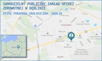 SPZOZ PORADNIA UROLOGICZNA - SAMODZIELNY PUBLICZNY ZAKŁAD OPIEKI ZDROWOTNEJ W DĘBLINIE - RYNEK 14,  DĘBLIN