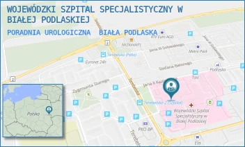 PORADNIA UROLOGICZNA - WOJEWÓDZKI SZPITAL SPECJALISTYCZNY W BIAŁEJ PODLASKIEJ - TEREBELSKA 57-65,  BIAŁA PODLASKA
