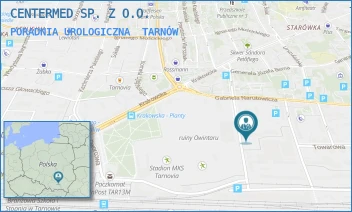 PORADNIA UROLOGICZNA - CENTERMED SP. Z O.O. - UL. WOJCIECHA BANDROWSKIEGO 16A,  TARNÓW