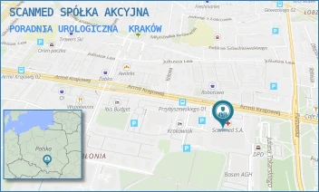 PORADNIA UROLOGICZNA - SCANMED SPÓŁKA AKCYJNA - UL. ARMII KRAJOWEJ 5,  KRAKÓW