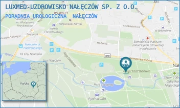 PORADNIA UROLOGICZNA - LUXMED-UZDROWISKO NAŁĘCZÓW SP. Z O.O. - KASZTANOWA 6,  NAŁĘCZÓW