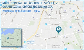 PORADNIA UROLOGICZNA - NOWY SZPITAL WE WSCHOWIE SPÓŁKA Z OGRANICZONĄ ODPOWIEDZIALNOSCIĄ - UL. ARMII POLSKIEJ 8,  GÓRA