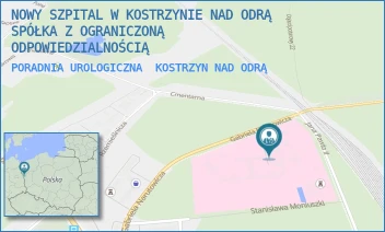 PORADNIA UROLOGICZNA - NOWY SZPITAL W KOSTRZYNIE NAD ODRĄ SPÓŁKA Z OGRANICZONĄ ODPOWIEDZIALNOŚCIĄ - UL. GABRIELA NARUTOWICZA 6,  KOSTRZYN NAD ODRĄ