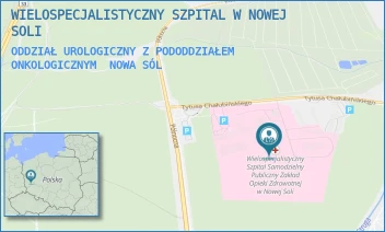ODDZIAŁ UROLOGICZNY Z PODODDZIAŁEM ONKOLOGICZNYM - WIELOSPECJALISTYCZNY SZPITAL W NOWEJ SOLI - UL. CHAŁUBIŃSKIEGO 7,  NOWA SÓL