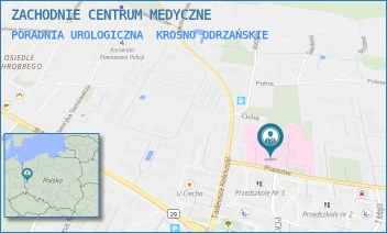 PORADNIA UROLOGICZNA - ZACHODNIE CENTRUM MEDYCZNE SPÓŁKA Z OGRANICZONĄ ODPOWIEDZIALNOŚCIĄ - UL. PIASTÓW 3,  KROSNO ODRZAŃSKIE
