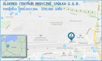 PORADNIA UROLOGICZNA - ALDEMED CENTRUM MEDYCZNE SPÓŁKA Z O.O. - UL. TOWAROWA 20,  ZIELONA GÓRA