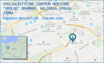 PORADNIA UROLOGICZNA - SPECJALISTYCZNE CENTRUM MEDYCZNE "UROLOG" BROMBER, HALIŃSKA SPÓŁKA JAWNA - UL. ANIELI KRZYWOŃ 2,  ZIELONA GÓRA