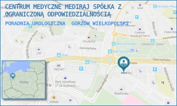 PORADNIA UROLOGICZNA - CENTRUM MEDYCZNE MEDIRAJ SPÓŁKA Z OGRANICZONĄ ODPOWIEDZIALNOŚCIĄ - UL. GÓRCZYŃSKA 17,  GORZÓW WIELKOPOLSKI