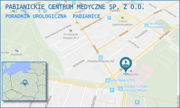 PORADNIA UROLOGICZNA - PABIANICKIE CENTRUM MEDYCZNE SP. Z O.O. - UL. JANA PAWŁA II 68,  PABIANICE
