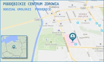 ODDZIAŁ UROLOGII - PODDĘBICKIE CENTRUM ZDROWIA - UL. MICKIEWICZA 16,  PODDĘBICE