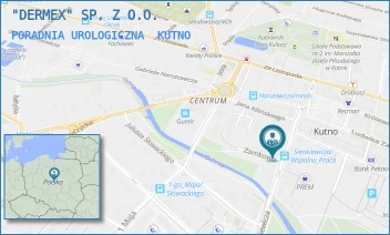 PORADNIA UROLOGICZNA - "DERMEX" SP. Z O.O. - UL. HENRYKA SIENKIEWICZA 16,  KUTNO
