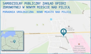 PORADNIA UROLOGICZNA - SAMODZIELNY PUBLICZNY ZAKŁAD OPIEKI ZDROWOTNEJ W NOWYM MIEŚCIE NAD PILICĄ - SPACEROWA 1,  NOWE MIASTO NAD PILICĄ