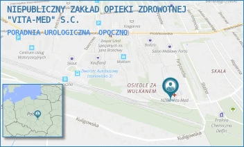PORADNIA UROLOGICZNA - NIEPUBLICZNY ZAKŁAD OPIEKI ZDROWOTNEJ "VITA-MED" S.C. - UL. PARTYZANTÓW 1A,  OPOCZNO