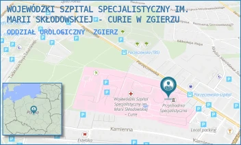 ODDZIAŁ UROLOGICZNY - WOJEWÓDZKI SZPITAL SPECJALISTYCZNY IM. MARII SKŁODOWSKIEJ - CURIE W ZGIERZU - UL. PARZĘCZEWSKA 35,  ZGIERZ