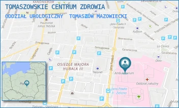 ODDZIAŁ UROLOGICZNY - TOMASZOWSKIE CENTRUM ZDROWIA - UL. JANA PAWŁA II 35,  TOMASZÓW MAZOWIECKI