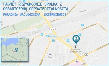 PORADNIA UROLOGICZNA - FAGMET PRZYCHODNIE SPÓŁKA Z OGRANICZONĄ ODPOWIEDZIALNOŚCIĄ - UL. JANA III SOBIESKIEGO 29,  SKIERNIEWICE