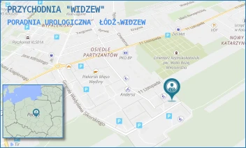 PORADNIA UROLOGICZNA - PRZYCHODNIA "WIDZEW" - UL. MARSZ. J. PIŁSUDSKIEGO 157,  ŁÓDŹ-WIDZEW