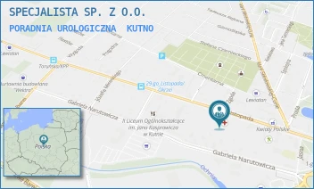 PORADNIA UROLOGICZNA - SPECJALISTA SP. Z O.O. - UL. 29-LISTOPADA 37,  KUTNO