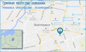 PORADNIA UROLOGICZNA - CENTRUM MEDYCZNE OGRODOWA - UL. OGRODOWA 21/23,  SKIERNIEWICE