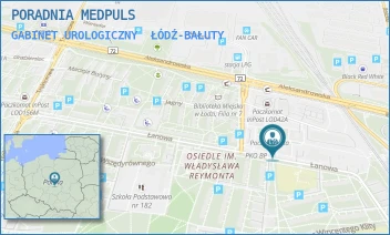 GABINET UROLOGICZNY - PORADNIA MEDPULS - UL. ŁANOWA 83,  ŁÓDŹ-BAŁUTY