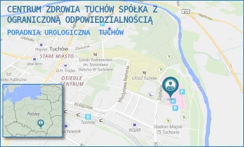 PORADNIA UROLOGICZNA - CENTRUM ZDROWIA TUCHÓW SPÓŁKA Z OGRANICZONĄ ODPOWIEDZIALNOŚCIĄ - UL. SZPITALNA 1,  TUCHÓW