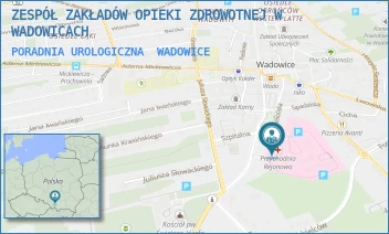PORADNIA UROLOGICZNA - ZESPÓŁ ZAKŁADÓW OPIEKI ZDROWOTNEJ W WADOWICACH - UL. KARMELICKA 5,  WADOWICE