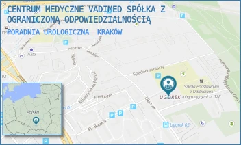 PORADNIA UROLOGICZNA - CENTRUM MEDYCZNE VADIMED SPÓŁKA Z OGRANICZONĄ ODPOWIEDZIALNOŚCIĄ - UL. UŁANÓW 29 A,  KRAKÓW