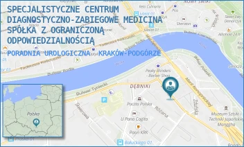 PORADNIA UROLOGICZNA - SPECJALISTYCZNE CENTRUM DIAGNOSTYCZNO-ZABIEGOWE MEDICINA SPÓŁKA Z OGRANICZONĄ ODPOWIEDZIALNOŚCIĄ - UL. BARSKA 12,  KRAKÓW-PODGÓRZE