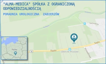 PORADNIA UROLOGICZNA - "ALMA-MEDICA" SPÓŁKA Z OGRANICZONĄ ODPOWIEDZIALNOŚCIĄ - ŚLĄSKA 316,  ZABIERZÓW