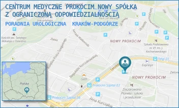 PORADNIA UROLOGICZNA - CENTRUM MEDYCZNE PROKOCIM NOWY SPÓŁKA Z OGRANICZONĄ ODPOWIEDZIALNOŚCIĄ - UL. LEONIDA TELIGI 8,  KRAKÓW-PODGÓRZE