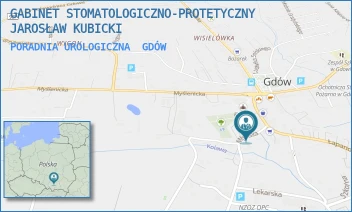 PORADNIA UROLOGICZNA - GABINET STOMATOLOGICZNO-PROTETYCZNY JAROSŁAW KUBICKI - UL. MŁYŃSKA 31,  GDÓW