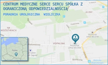 PORADNIA UROLOGICZNA - CENTRUM MEDYCZNE SERCE SERCU SPÓŁKA Z OGRANICZONĄ ODPOWIEDZIALNOŚCIĄ - UL. LEŚNA 1A,  WIELICZKA