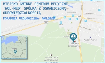 PORADNIA UROLOGICZNA - MIEJSKO GMINNE CENTRUM MEDYCZNE "WOL-MED" SPÓŁKA Z OGRANICZONĄ ODPOWIEDZIALNOŚCIĄ - UL. SKALSKA 22,  WOLBROM