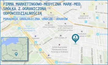 PORADNIA UROLOGICZNA UROCZE - FIRMA MEDYCZNA MARK-MED SPÓŁKA Z OGRANICZONĄ ODPOWIEDZIALNOŚCIĄ - OSIEDLE UROCZE 2,  KRAKÓW