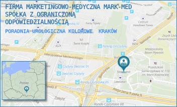 PORADNIA UROLOGICZNA KOLOROWE - FIRMA MEDYCZNA MARK-MED SPÓŁKA Z OGRANICZONĄ ODPOWIEDZIALNOŚCIĄ - UL. OS. KOLOROWE 21,  KRAKÓW