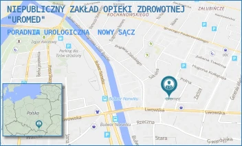 PORADNIA UROLOGICZNA - NIEPUBLICZNY ZAKŁAD OPIEKI ZDROWOTNEJ "UROMED" - UL. JANA KOCHANOWSKIEGO 4,  NOWY SĄCZ