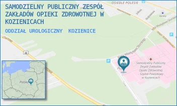 ODDZIAŁ UROLOGICZNY - SAMODZIELNY PUBLICZNY ZESPÓŁ ZAKŁADÓW OPIEKI ZDROWOTNEJ W KOZIENICACH - AL. WŁ. SIKORSKIEGO 10,  KOZIENICE