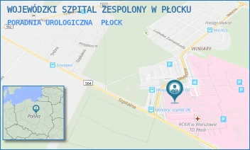 PORADNIA UROLOGICZNA - WOJEWÓDZKI SZPITAL ZESPOLONY W PŁOCKU - MEDYCZNA 19,  PŁOCK