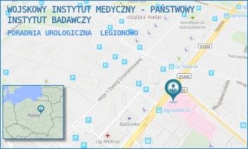 PORADNIA UROLOGICZNA - WOJSKOWY INSTYTUT MEDYCZNY - PAŃSTWOWY INSTYTUT BADAWCZY - ZEGRZYŃSKA 8,  LEGIONOWO