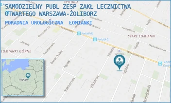 PORADNIA UROLOGICZNA - SAMODZIELNY PUBL ZESP ZAKŁ LECZNICTWA OTWARTEGO WARSZAWA-ŻOLIBORZ - SZPITALNA 6,  ŁOMIANKI