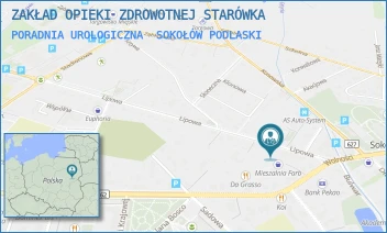 PORADNIA UROLOGICZNA - ZAKŁAD OPIEKI ZDROWOTNEJ STARÓWKA - LIPOWA 5,  SOKOŁÓW PODLASKI