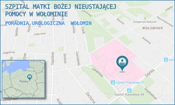PORADNIA UROLOGICZNA - SZPITAL MATKI BOŻEJ NIEUSTAJĄCEJ POMOCY W WOŁOMINIE - GDYŃSKA 1/3,  WOŁOMIN