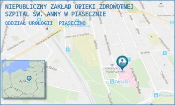 ODDZIAŁ UROLOGII - NIEPUBLICZNY ZAKŁAD OPIEKI ZDROWOTNEJ SZPITAL ŚW. ANNY W PIASECZNIE - MICKIEWICZA 39,  PIASECZNO